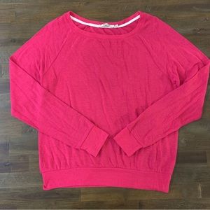✅ Abbot Main dark pink crew neck knit sweater